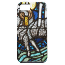 Cordero del vitral de Nouveau del arte iPhone 5 Protectores