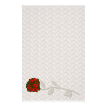 Cordón romántico e inmóvil subió papeleria de diseño