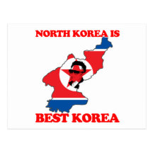 Corea del Norte es mejor Corea Tarjetas Postales