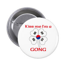 Coreanos personalizada me besan que soy gongo pins