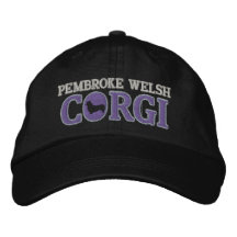 Corgi de plata Galés del Pembroke Gorra Bordada