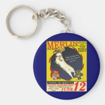 Corgi del circo del vintage llaveros personalizados