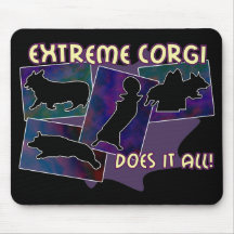 Corgi extremo Mousepad