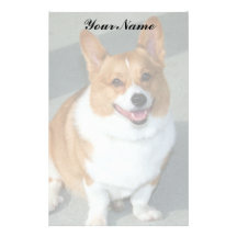 Corgi Galés inmóvil Papeleria De Diseño