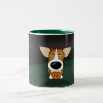 Corgi Halloween Galés del Pembroke tazas
