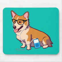 Corgi Mousepad del inconformista (sin texto)