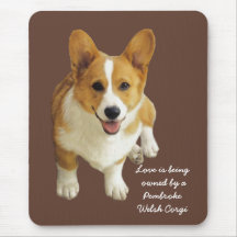 Corgi Mousepad feliz Galés del Pembroke Alfombrillas De Ratones