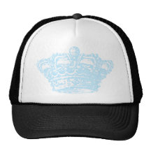 Corona azul gorro