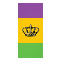 Corona de la bandera del carnaval lona