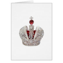 Corona del diamante tarjetón