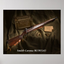 Corona M1903A3 de Smith Poster