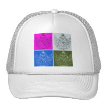 Corona real del boda gorros bordados
