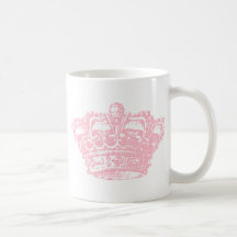 Corona rosada taza