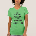 Corra para Boston camisetas