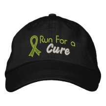 Corra para una curación - linfoma gorra de béisbol