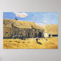 Corral en Chailly - Claude Monet Impresiones