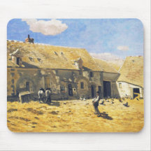 Corral en Chailly - Claude Monet Tapete De Ratón