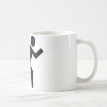 Corredor - corriendo taza de café
