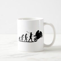 Corredor de la bici taza
