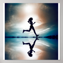 Corredor femenino posters