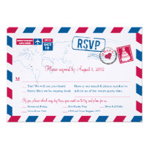 Correo aéreo de JAMAICA que casa RSVP Comunicados