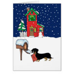 Correo del navidad de Doxie Tarjeta