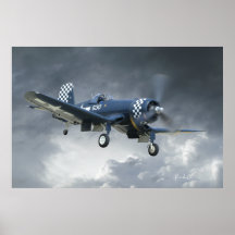 Corsario de F4U Poster