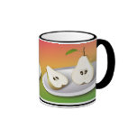 Corte de la pera tazas