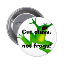 ¡Corte la clase, no ranas! Pin