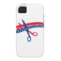 Corte las tijeras del gasto que cortan a Bill Case-Mate iPhone 4 Funda