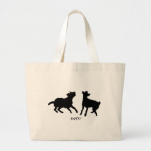 Corteza, viva, risa bolsas de mano