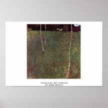 Cortijo con los abedules de Klimt Gustavo Impresiones