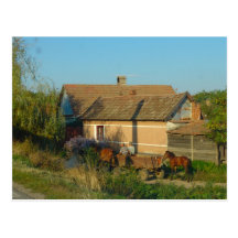 Cortijo en Rumania occidental Tarjeta Postal