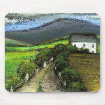 Cortijo irlandés viejo alfombrilla de ratones