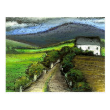 Cortijo irlandés viejo tarjetas postales