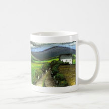 Cortijo irlandés viejo taza