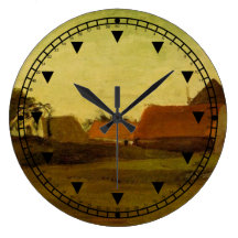 Cortijos en Loosduinen cerca de La Haya… Reloj De Pared