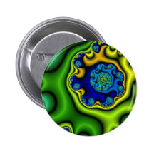 Cortina espiral verde pin