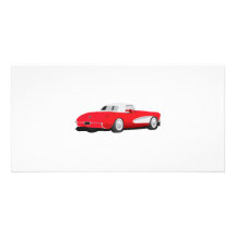 Corvette 1959 tarjeta fotografica  