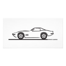 Corvette 1968-69 tarjetas personales con fotos