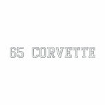 Corvette 65 chaqueta bordada de entrenamiento