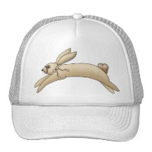 Cosas de la primavera · Conejito de Brown Gorros Bordados