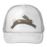 Cosas de la primavera · Conejito gris con el coraz Gorras