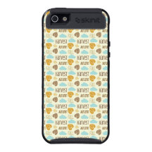 Cosecha de la caída de la diversión con las hojas  iPhone 5 carcasa