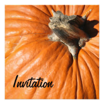 Cosecha de la calabaza o invitación de la acción d