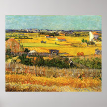 Cosecha en el La Crau (Van Gogh) Impresiones