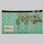 Cosmético verde B de la placa de identificación de bolsos clutch