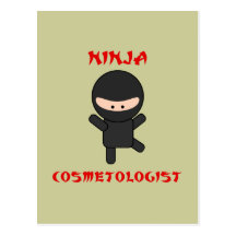 cosmetologist del ninja postales