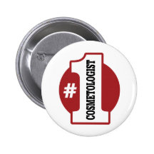 Cosmetologist del número 1 pins