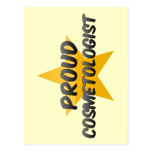 Cosmetologist orgulloso tarjeta postal